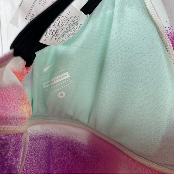 NWT Nike grid pattern tankini bathing suit top - Picture 7 of 7